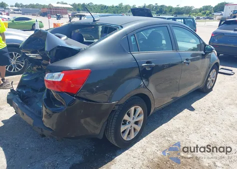 2013 Kia Rio Ex из США, поврежденный, VIN KNADN4A32D6119638